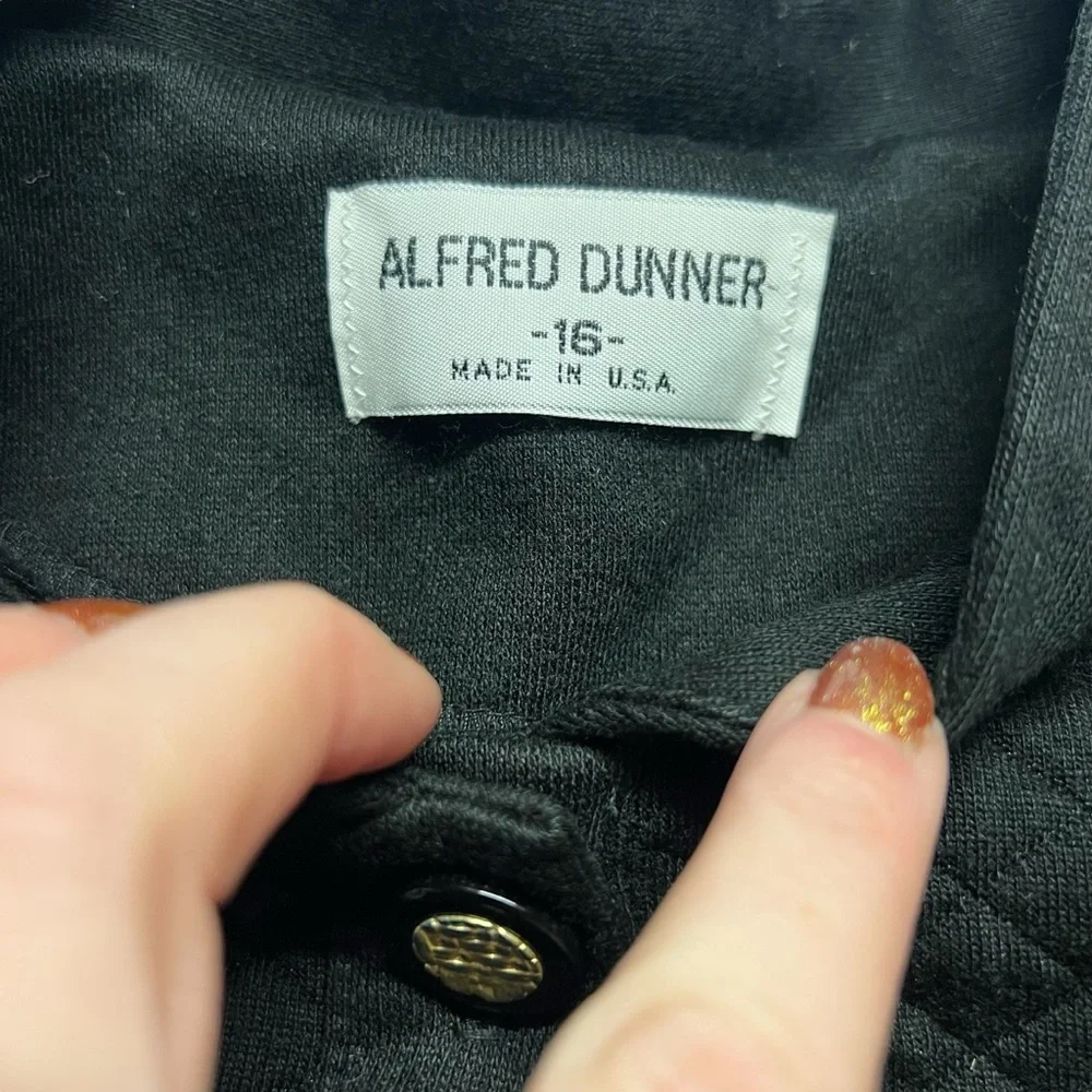 Alfred Dunner Vintage - Women’s Button Down Quilted Sweater Sz. 16